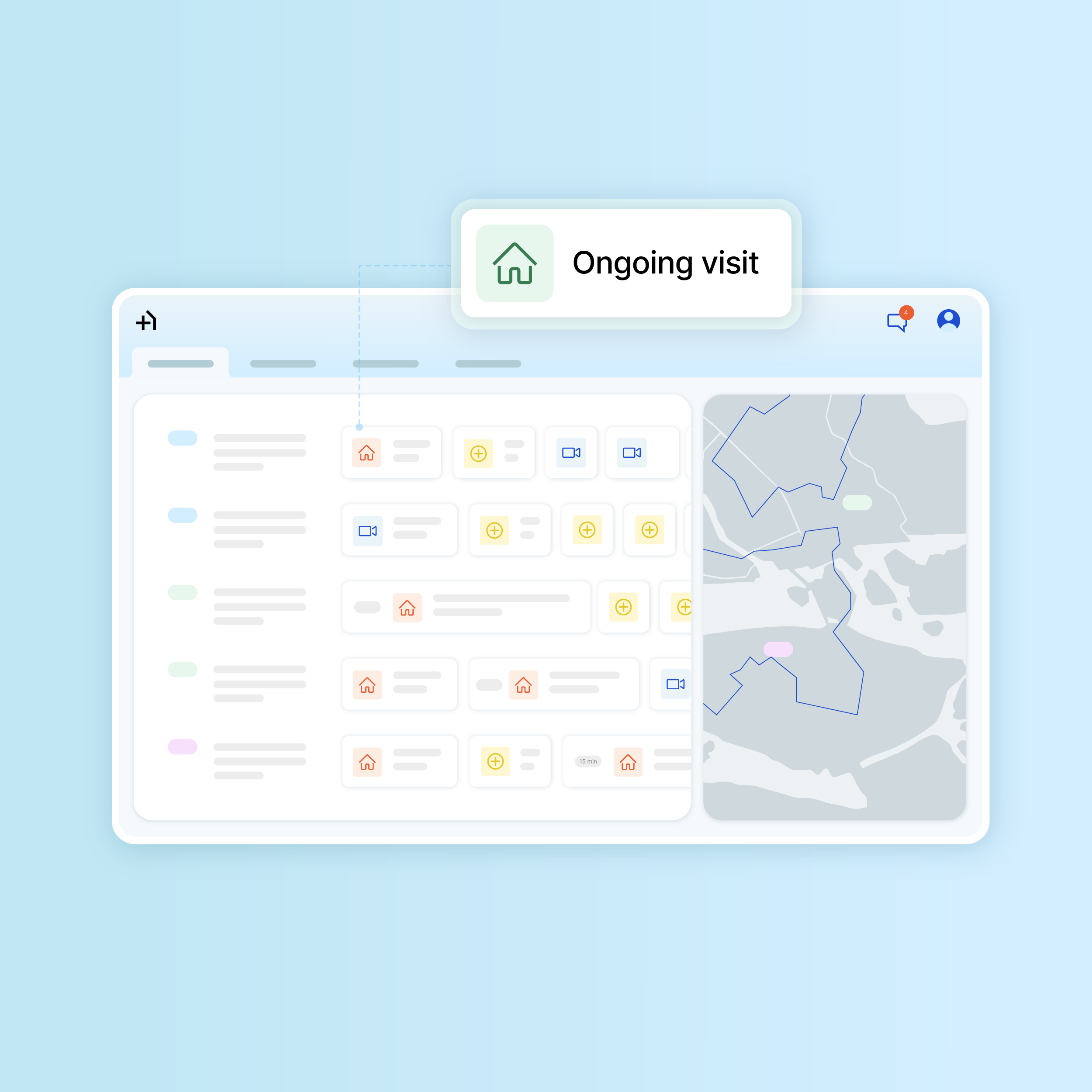 Medoma center interface
