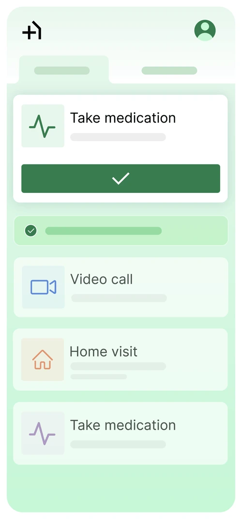 Interface for medoma care